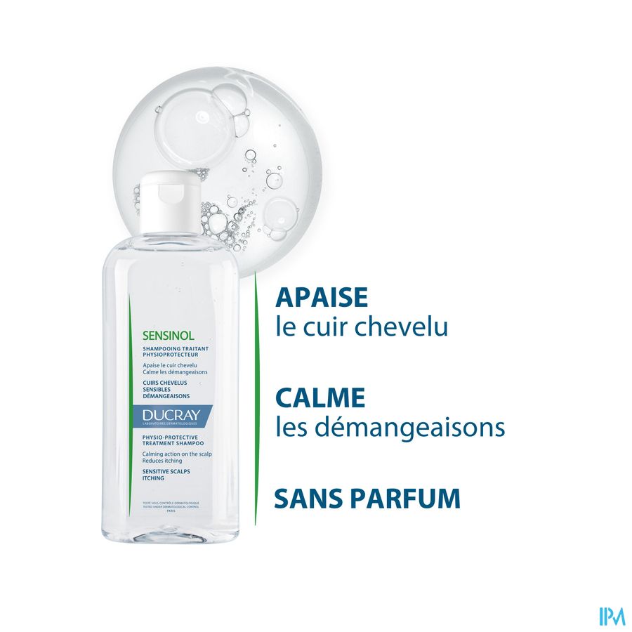 Ducray - Shampooing Physioprotecteur - Shampoing anti-démangeaisons - Sensinol