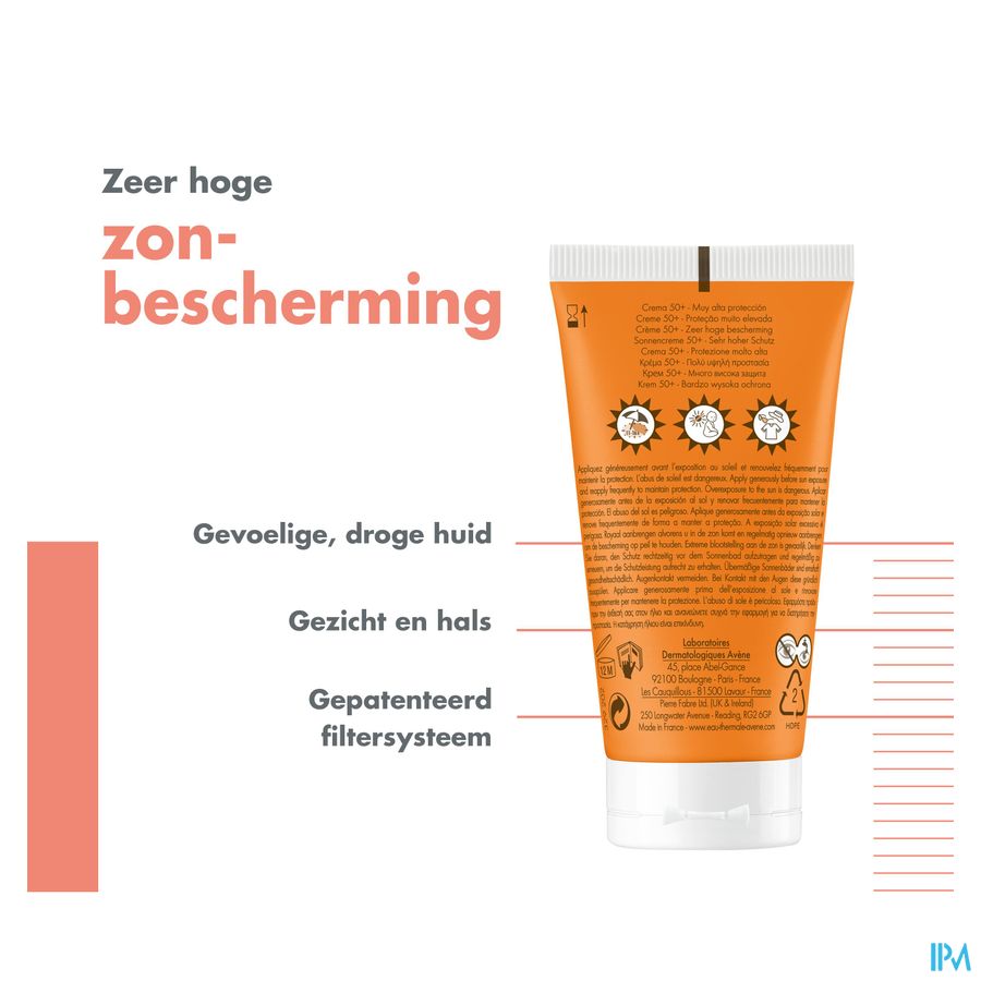 Eau Thermale Avène - Crème SPF 50+