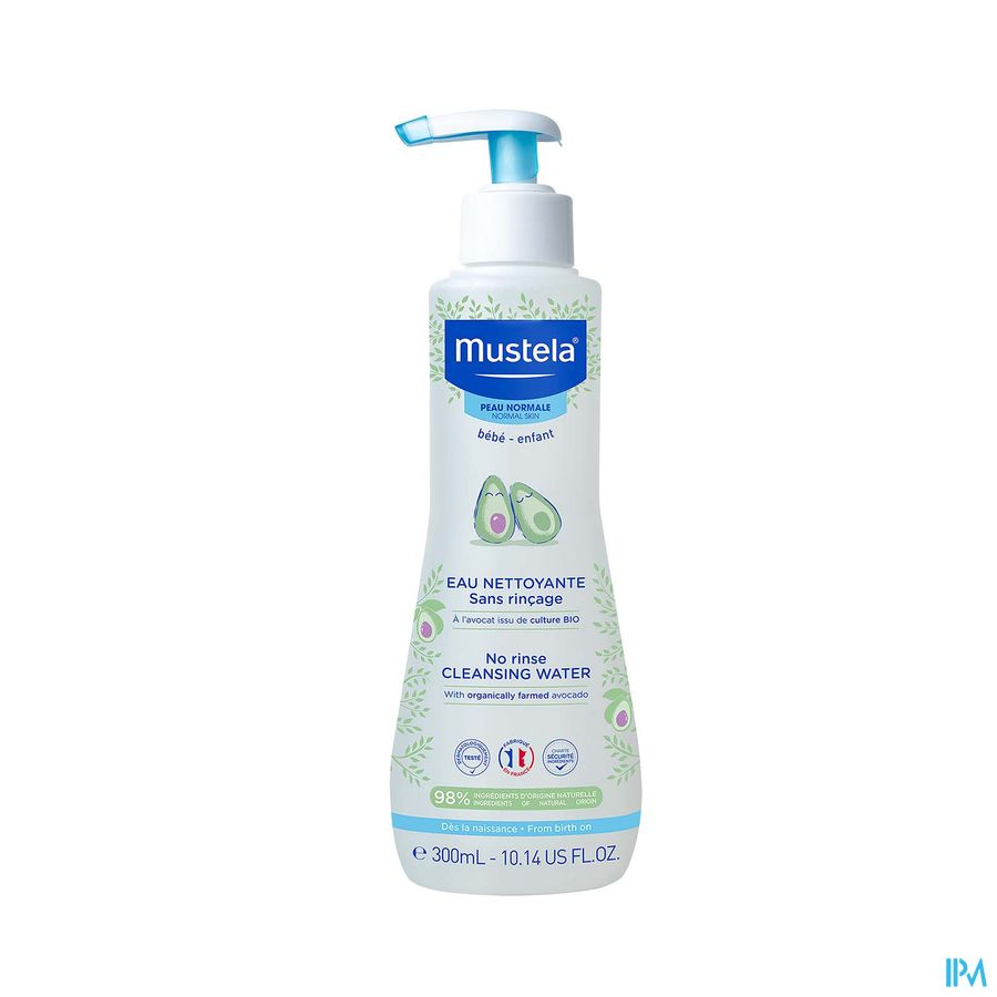 Mustela eau nettoyante sans rinçage - Peau normale 300 ml