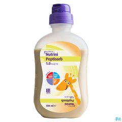 Nutrini Peptisorb Alimentation Complète Par Sonde Bouteille 500ml