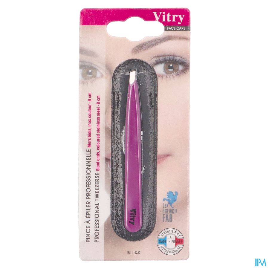 PINCE A EPILER PROF. MB INOX COULEUR