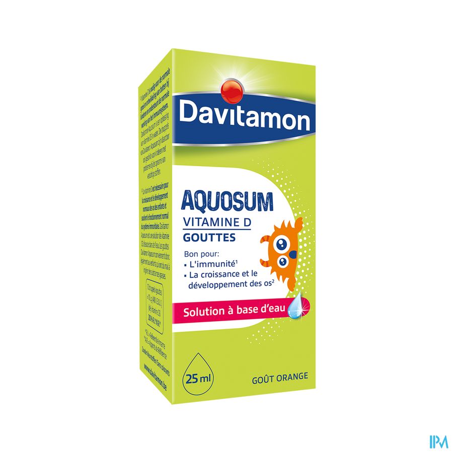 Davitamon® Aquosum Vitamine D: immunité(1) & croissance(2)