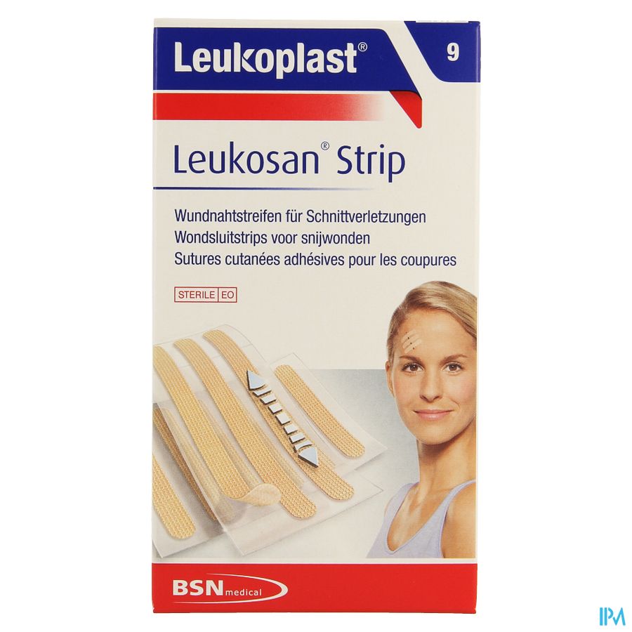 Leukosan Strip Natur. 6x6x38mm+3x6x75mm Leukoplast