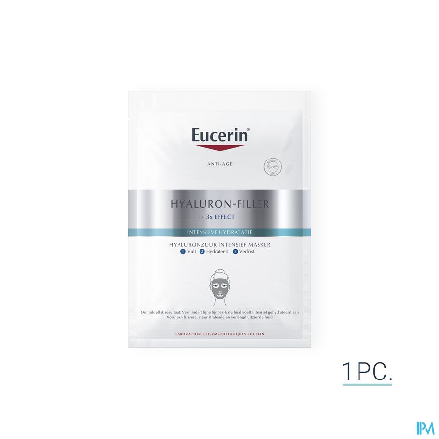Hyaluron-Filler + 3x Effect Masque Intensif à l'Acide Hyaluronique Hydratation Intense Anti-Rides & Anti-Âge 1pc