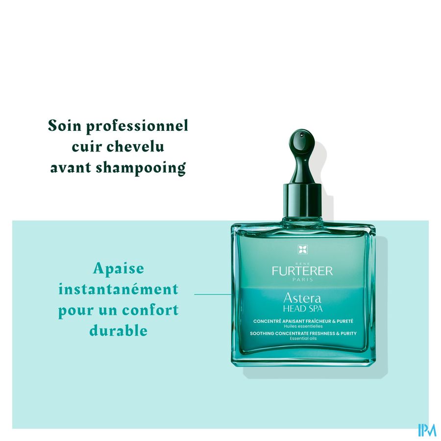 René Furterer Astera - soin cuir chevelu avant-shampoing apaisant - HEAD SPA