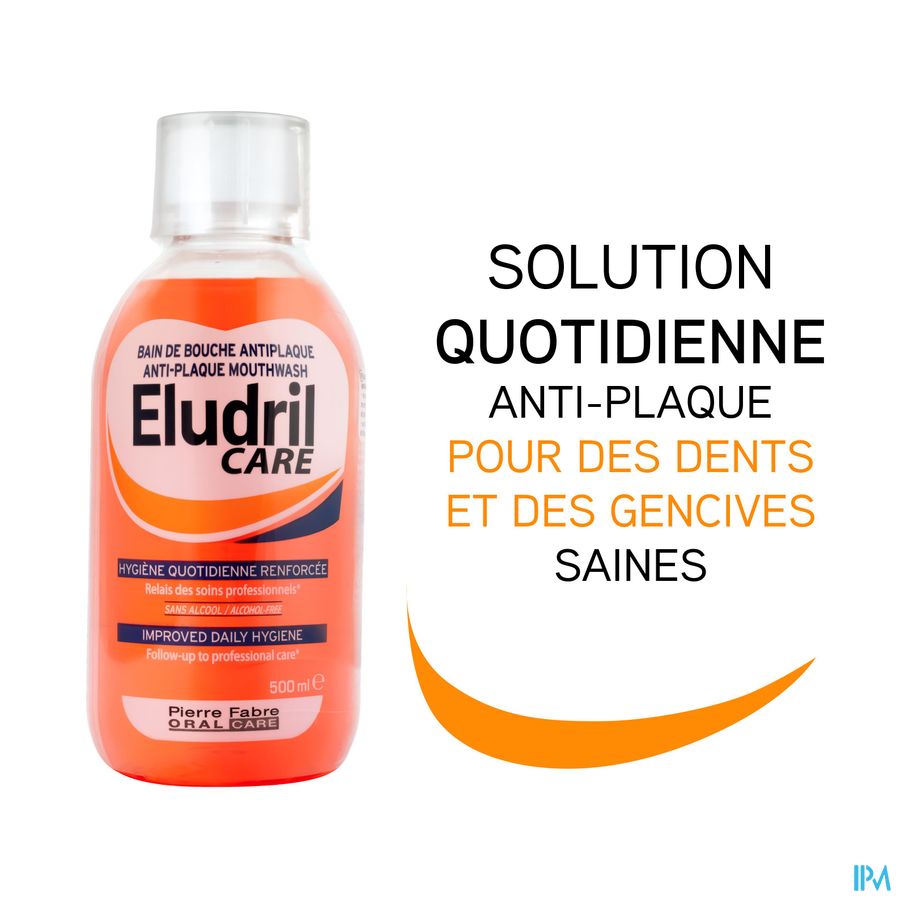 Eludril Care - bain de bouche quotidien Antiplaque