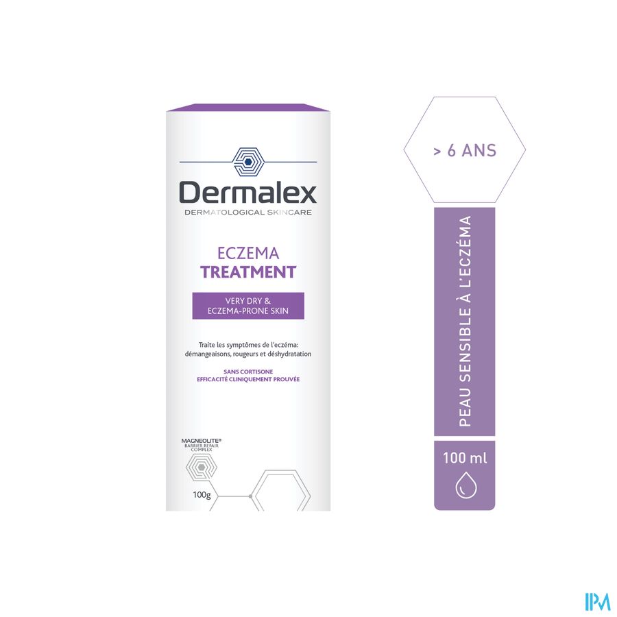 Dermalex® Eczema - Sans Cortisone - 100ml - A Partir De 6 Ans
