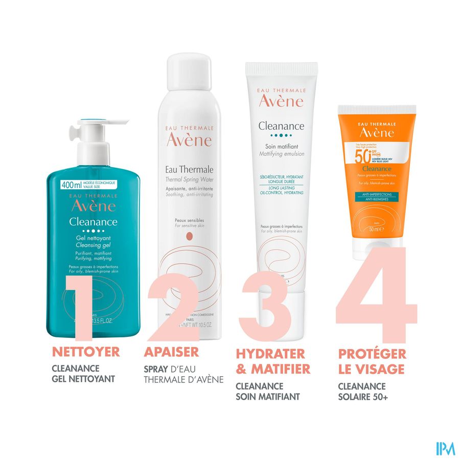 Eau Thermale Avène - Cleanance solaire SPF 50+