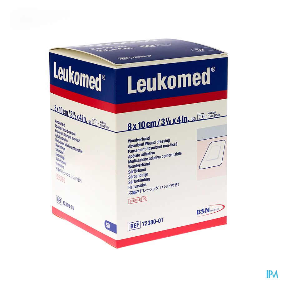 Leukomed Pansement Steril 8,0cmx10cm 50 7238001