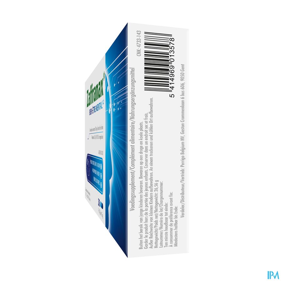 Zaffranax® Bien-être Mental 30 Gélules - Stress (4), Fatigue (3), Émotionnel (1)