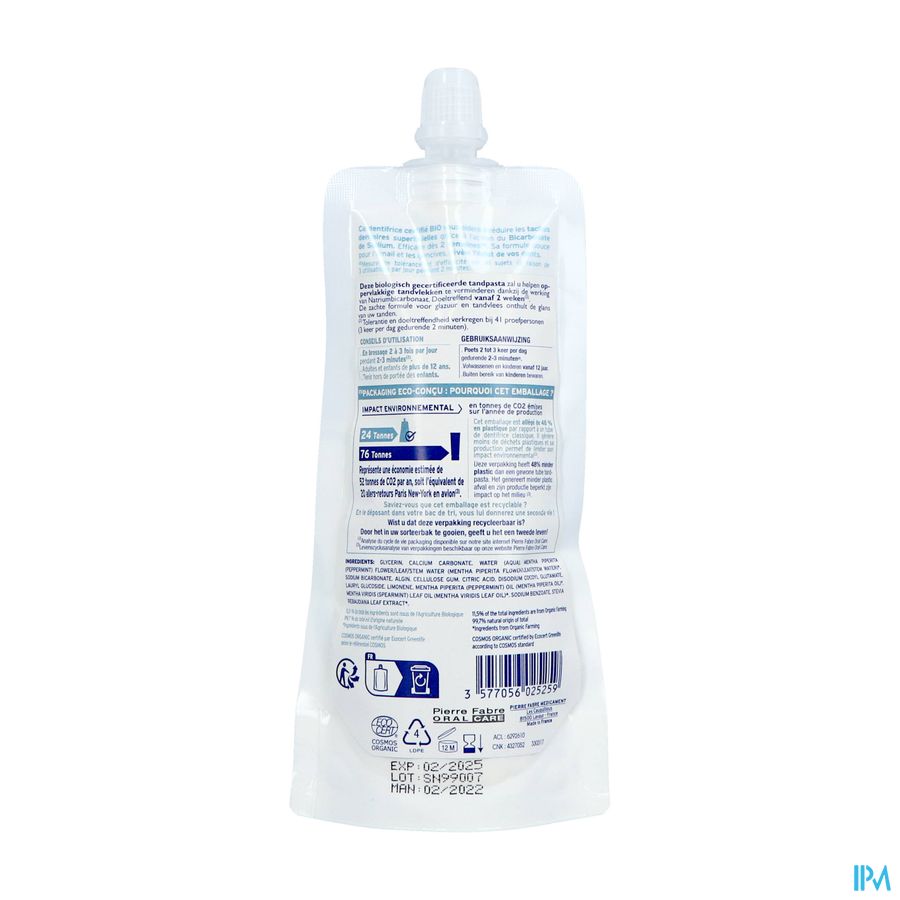 ELGYDIUM blancheur - dentifrice éco conçu certifié BIO