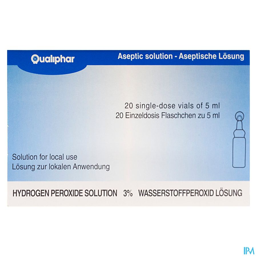 Eau Oxygene 3% Qualiphar 125ml