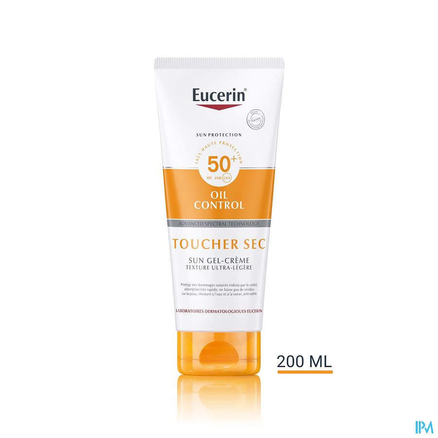 Sun Sensitive Protect SPF 50+ Toucher Sec Gel-Crème Texture Ultra-Légère Tube 200ml