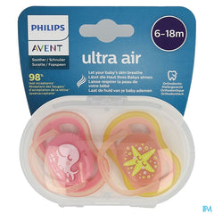 Philips Avent Sucette 6m+ Girl