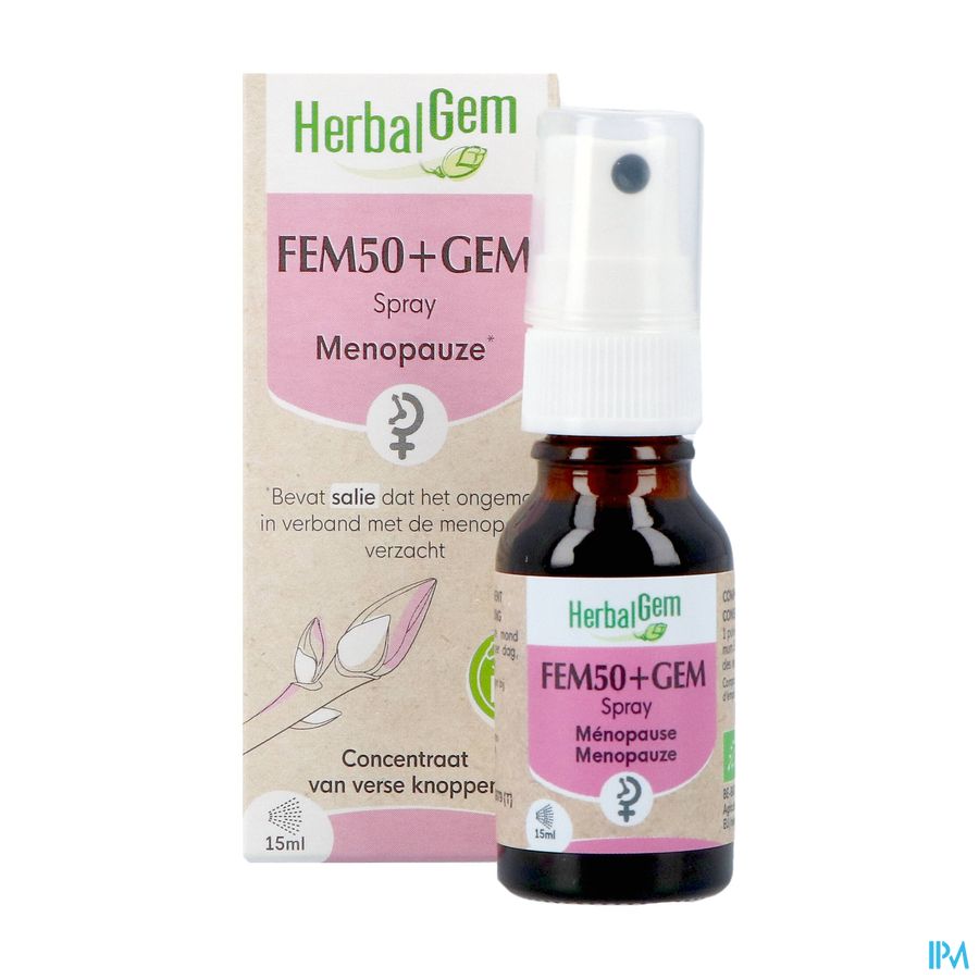 Herbalgem Fem50+ Gem Spray Bio 15ml