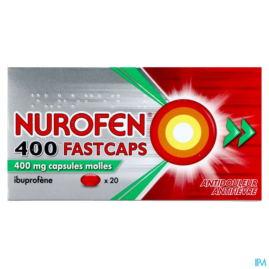 Nurofen 400 Fastcaps Caps 20x400mg