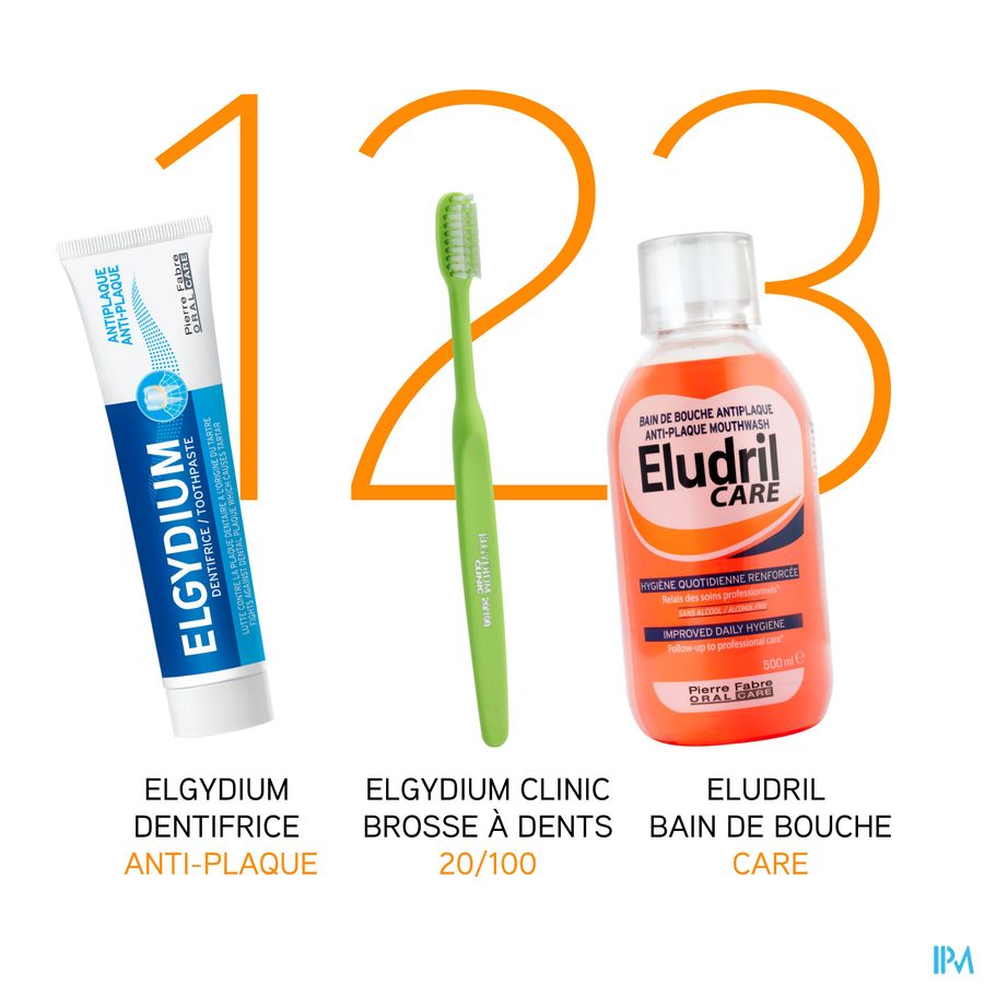Eludril Care - bain de bouche quotidien Antiplaque