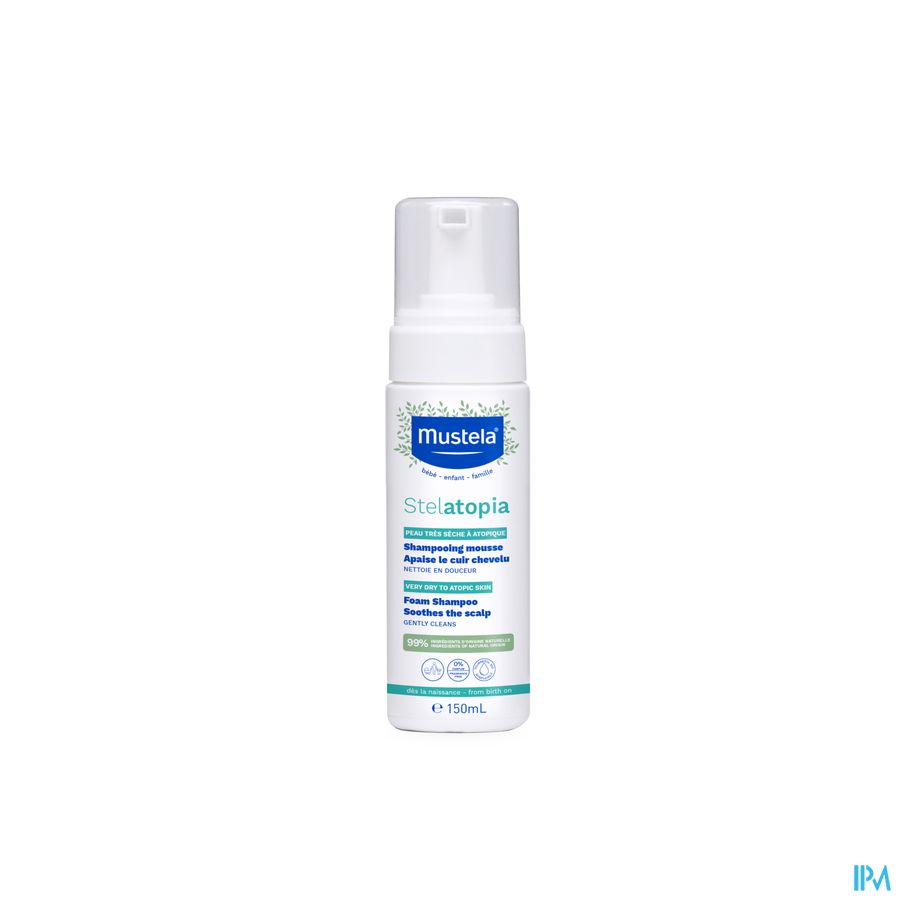 Mustela stelatopia® shampooing mousse 150ml