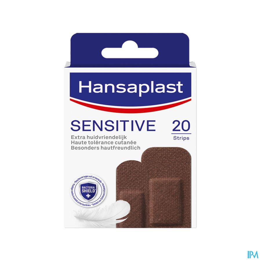 Hansaplast Pansements Sensitive Dark 20