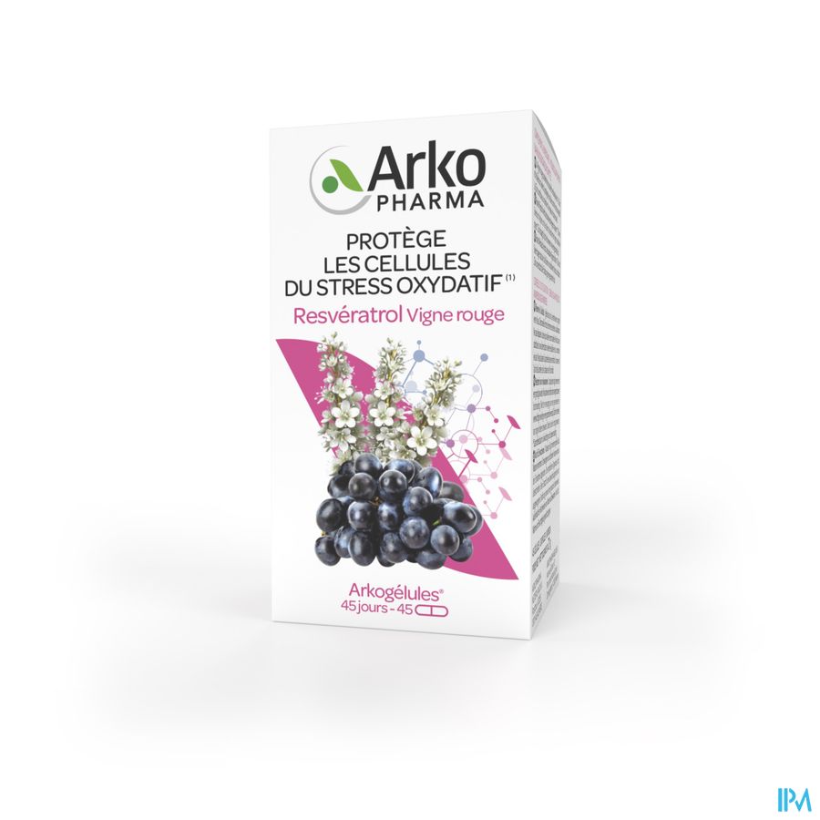 Arkogelules Resveratrol Caps 45 Rempl.3045283