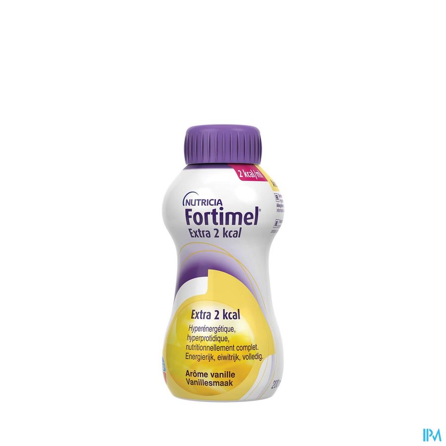 Fortimel Extra 2kcal Goût Vanille Bouteilles 4x200ml