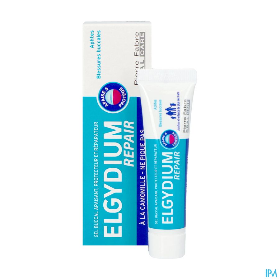 ELGYDIUM - REPAIR Gel buccal apaisant, protecteur et réparateur - aphtes & blessures 15ML
