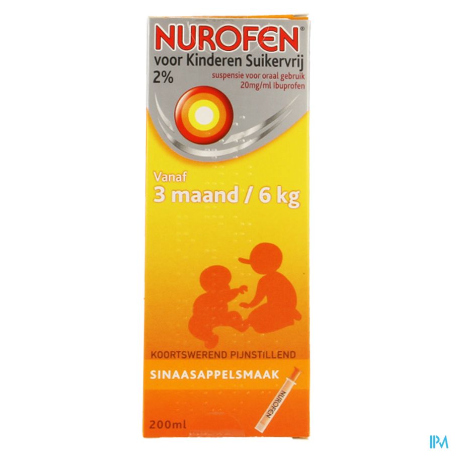 Nurofen Enfant Orange Susp S/sucre 200ml