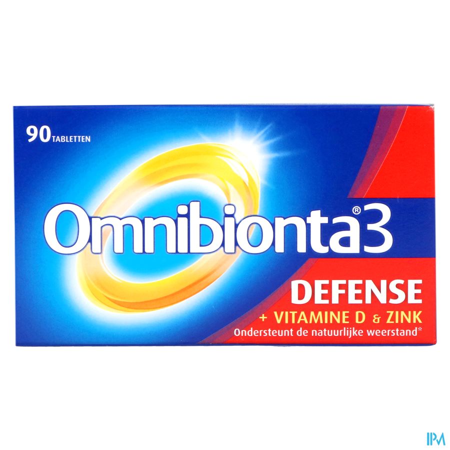 Omnibionta3 Defense Multivitamines Immunité (90 comprimés)