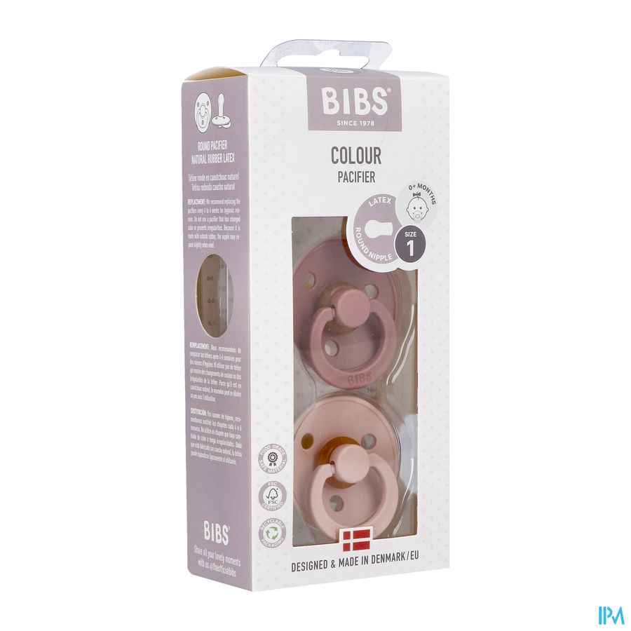Bibs 1 Tetine Duo Woodchuck Blush