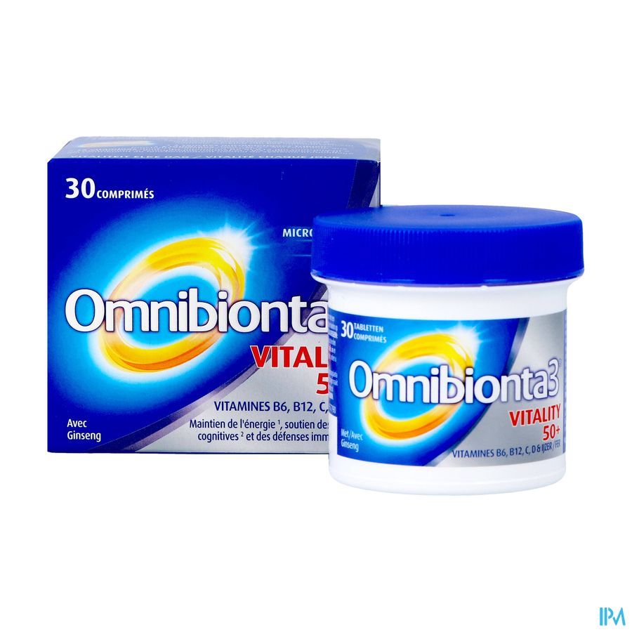 Omnibionta 3 Vitality 50+ Comp 30