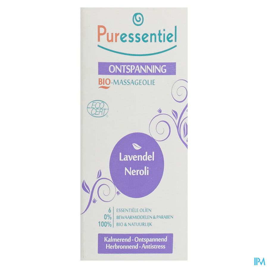 Puressentiel Massage Hle Lavande-neroli Bio 100ml