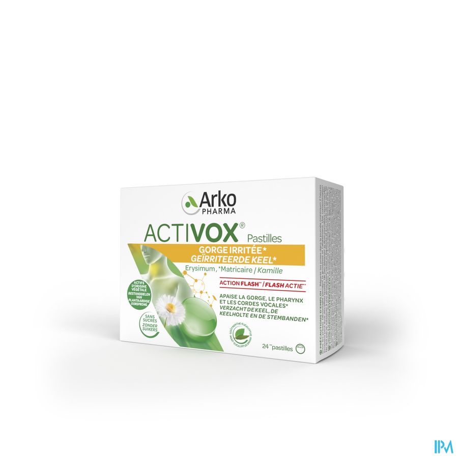 Activox Adoucis. Gorge Menthe-eucalyptus Past 24