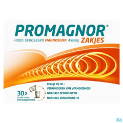 Promagnor: Magnésium Hautement Dosé 450mg (30 sachets)
