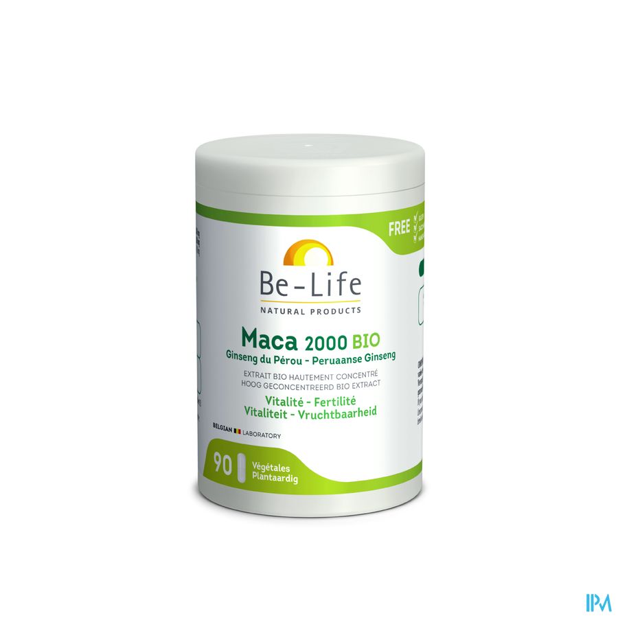 Maca 2000 Bio Be Life Pot Caps 90