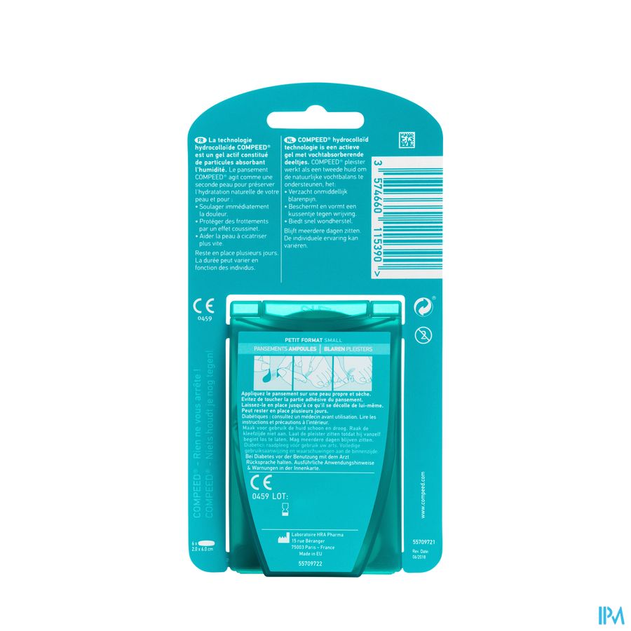 Compeed® Pansement Ampoules – small (6 p.)