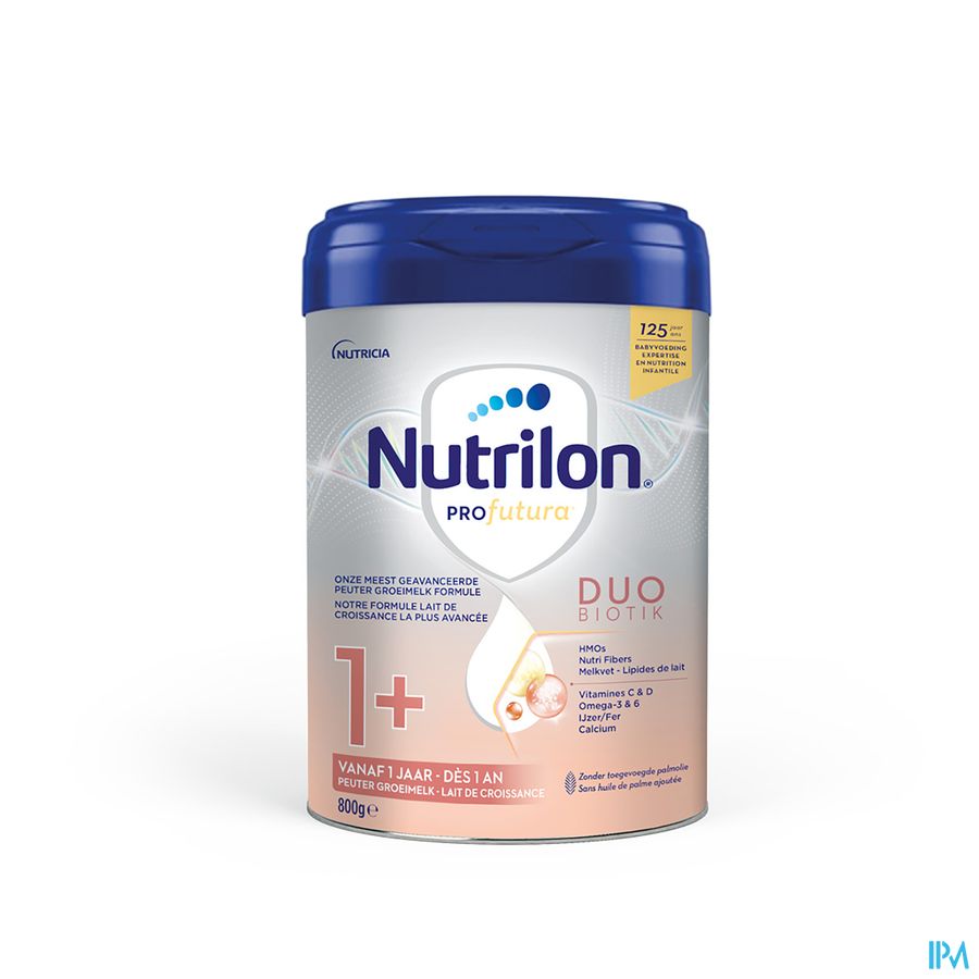 Nutrilon Profutura 1+ composition unique DUOBIOTIK Lait de croissance enfants dès 1 an Poudre Boite 800g