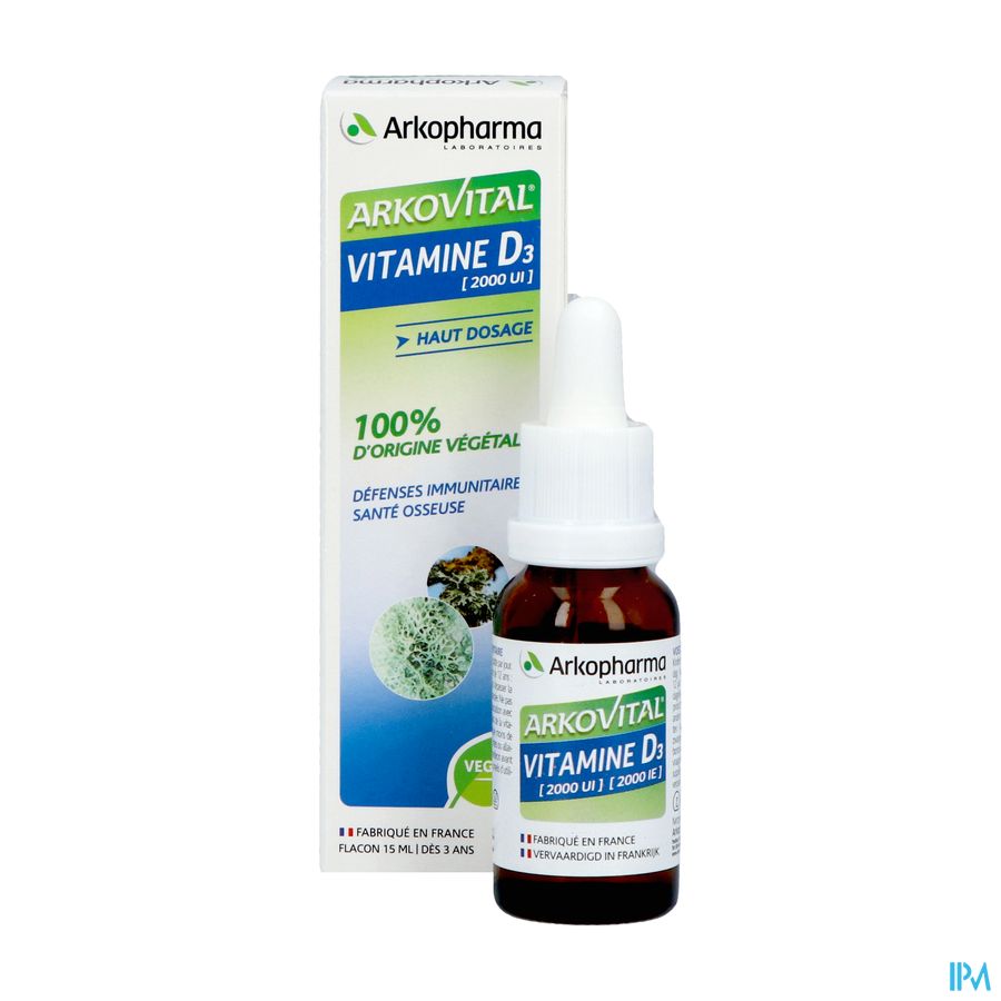 Arkovital Vit D3 & E Vegetales Fl 15ml