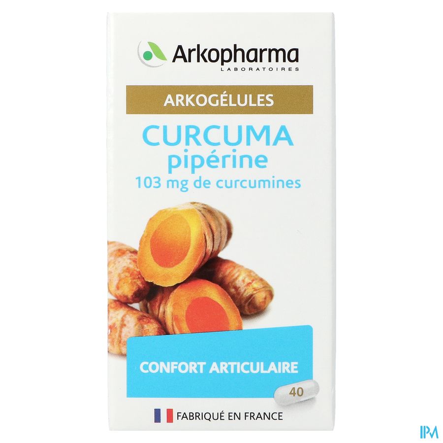 Arkogelules Curcuma Caps 40 Nf