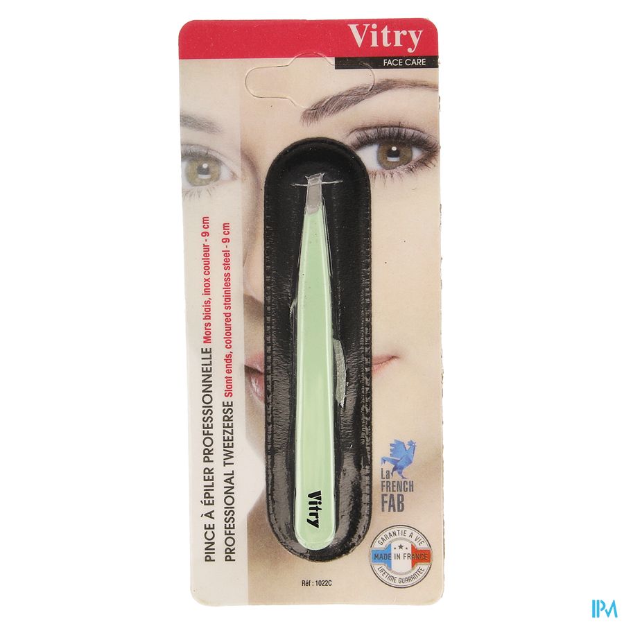 PINCE A EPILER PROF. MB INOX COULEUR