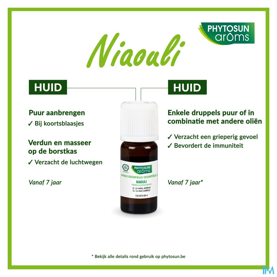 Phytosun® Huile Essentielle Niaouli Bio 10ml