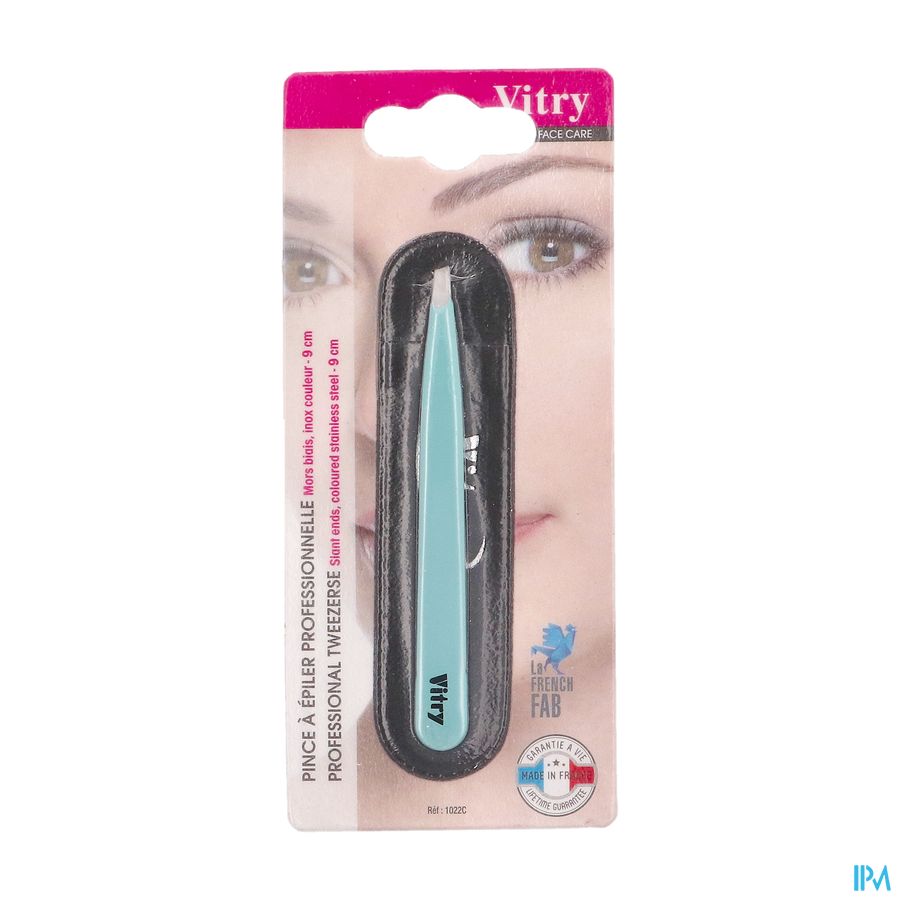 PINCE A EPILER PROF. MB INOX COULEUR