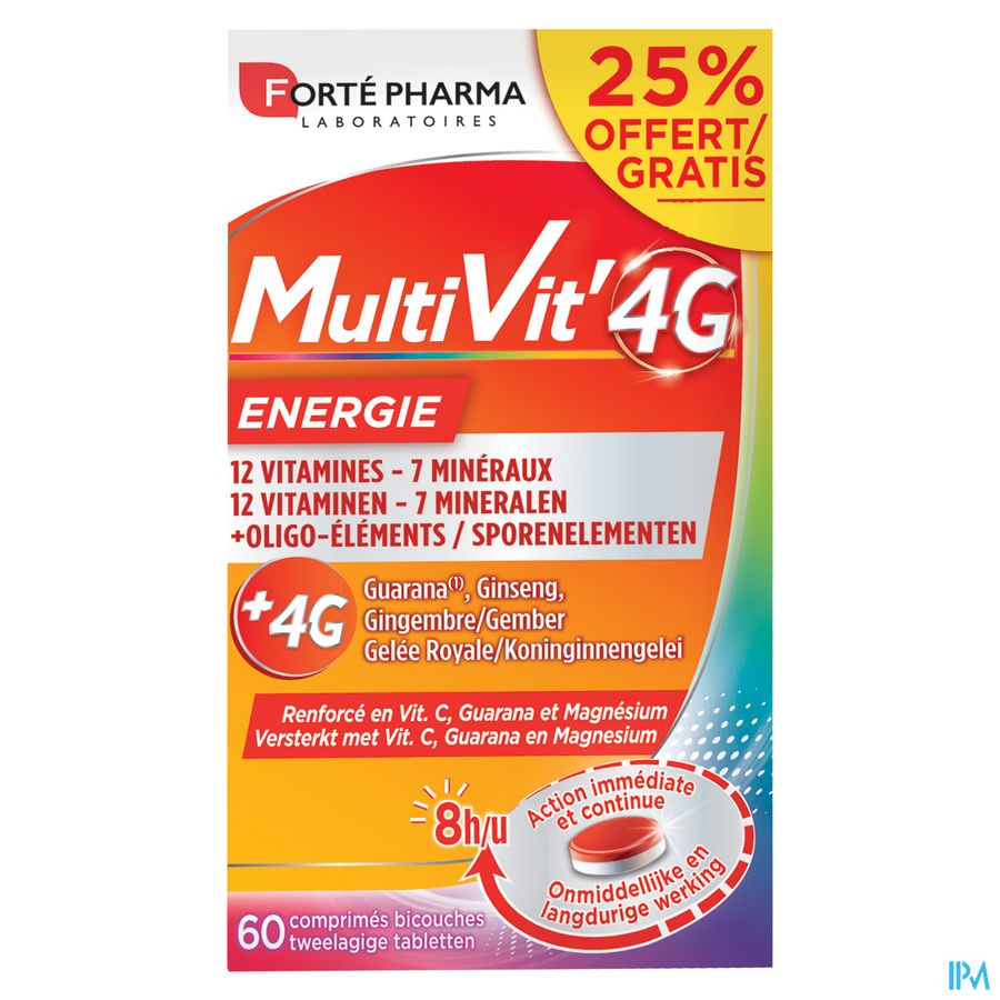 Multivit' 4g Energie Comp 60