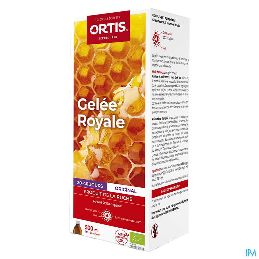 Ortis Gelee Royale Bio 500ml