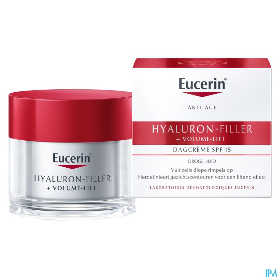 Hyaluron-Filler + Volume-Lift Soin de Jour SPF 15 Peau Sèche Anti-Rides & Anti-Âge Pot 50ml