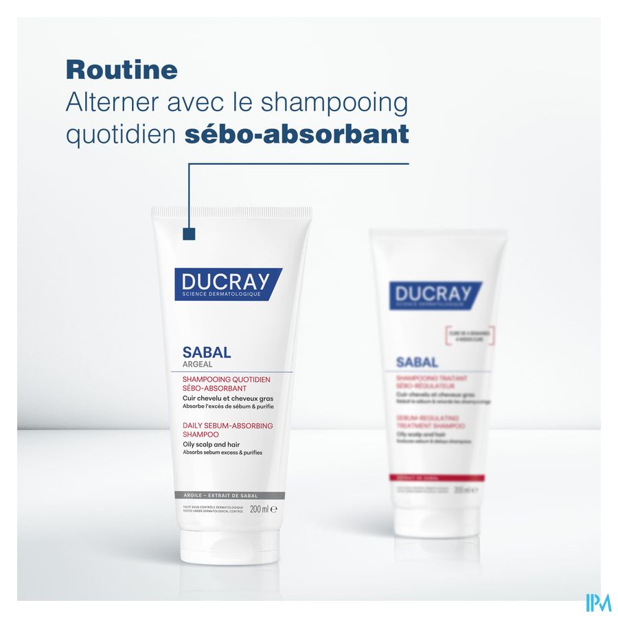 Ducray Shampooing traitant sébo-régulateur Shampoing purifiant SABAL