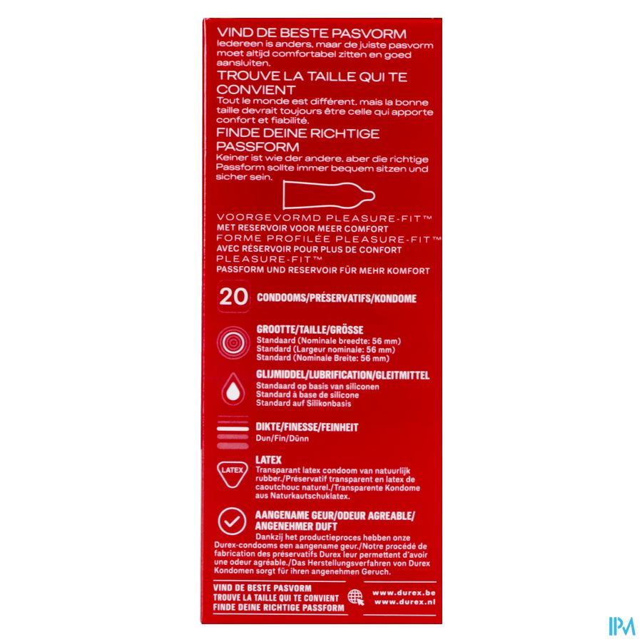 Durex Thin Feel Preservatifs 20