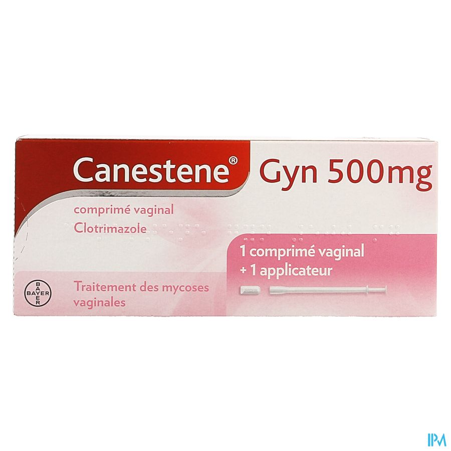 Canestene Gyn Clotrimazole 500mg Tabl Vag. 1