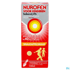 Nurofen Enfant Orange 4% Susp S/sucre 150ml