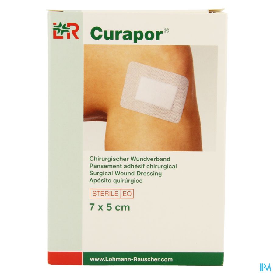 Curapor Pans Chirurg. Sterile 7cmx 5cm 5 32902