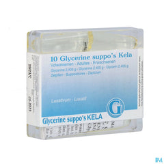 Glycerine Kela Pharma glycérine laxatifs suppositoires adultes